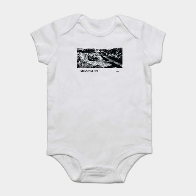 Mississippi USA Baby Bodysuit by Lakeric